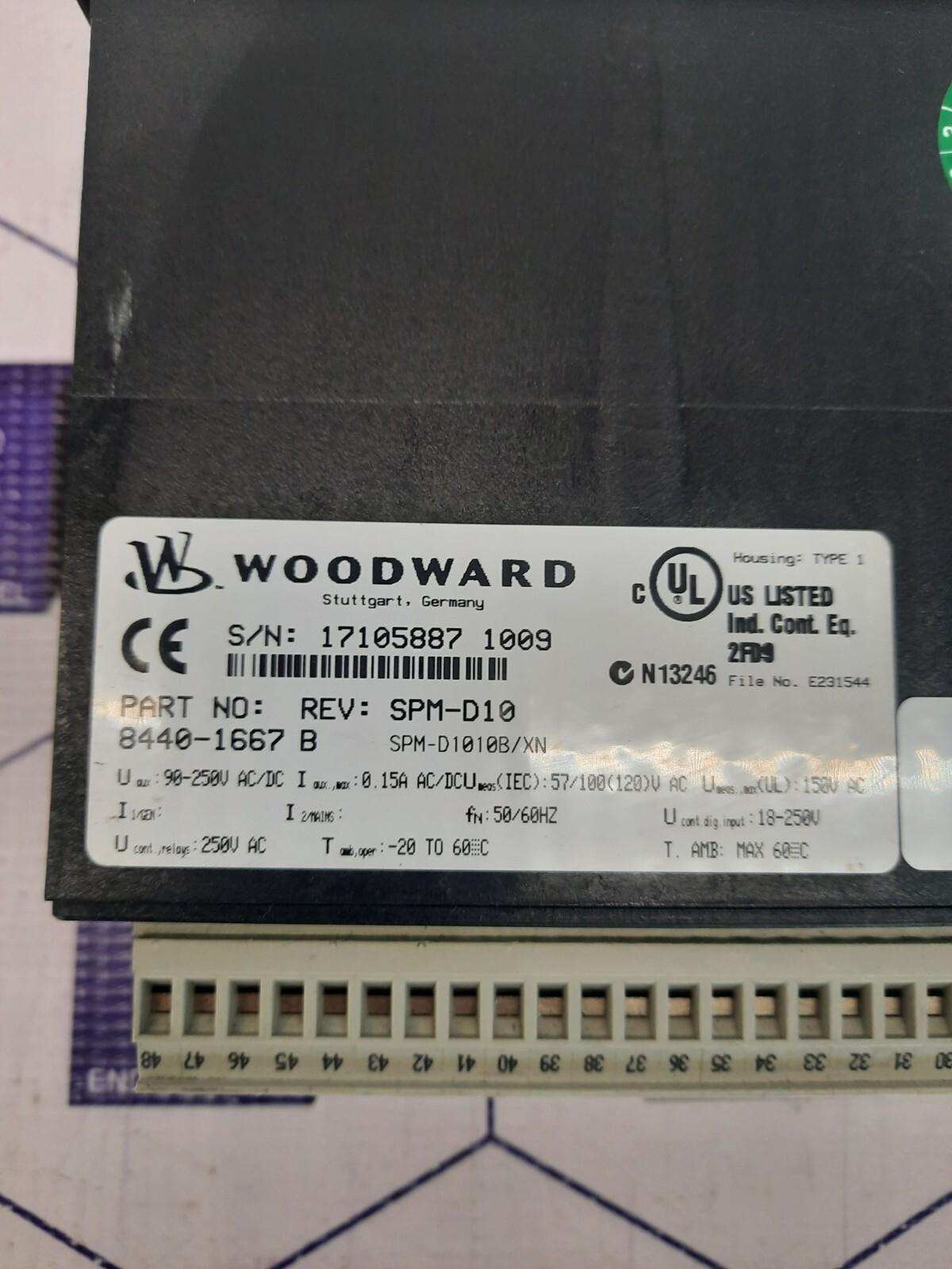 WOODWARD SPM-D10 SYNCHRONISING SYSTEM CHOOSE 8440-1667 B