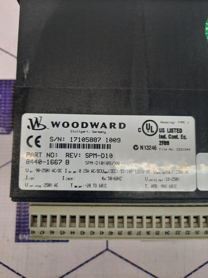 WOODWARD SPM-D10 SYNCHRONISING SYSTEM CHOOSE 8440-1667 B