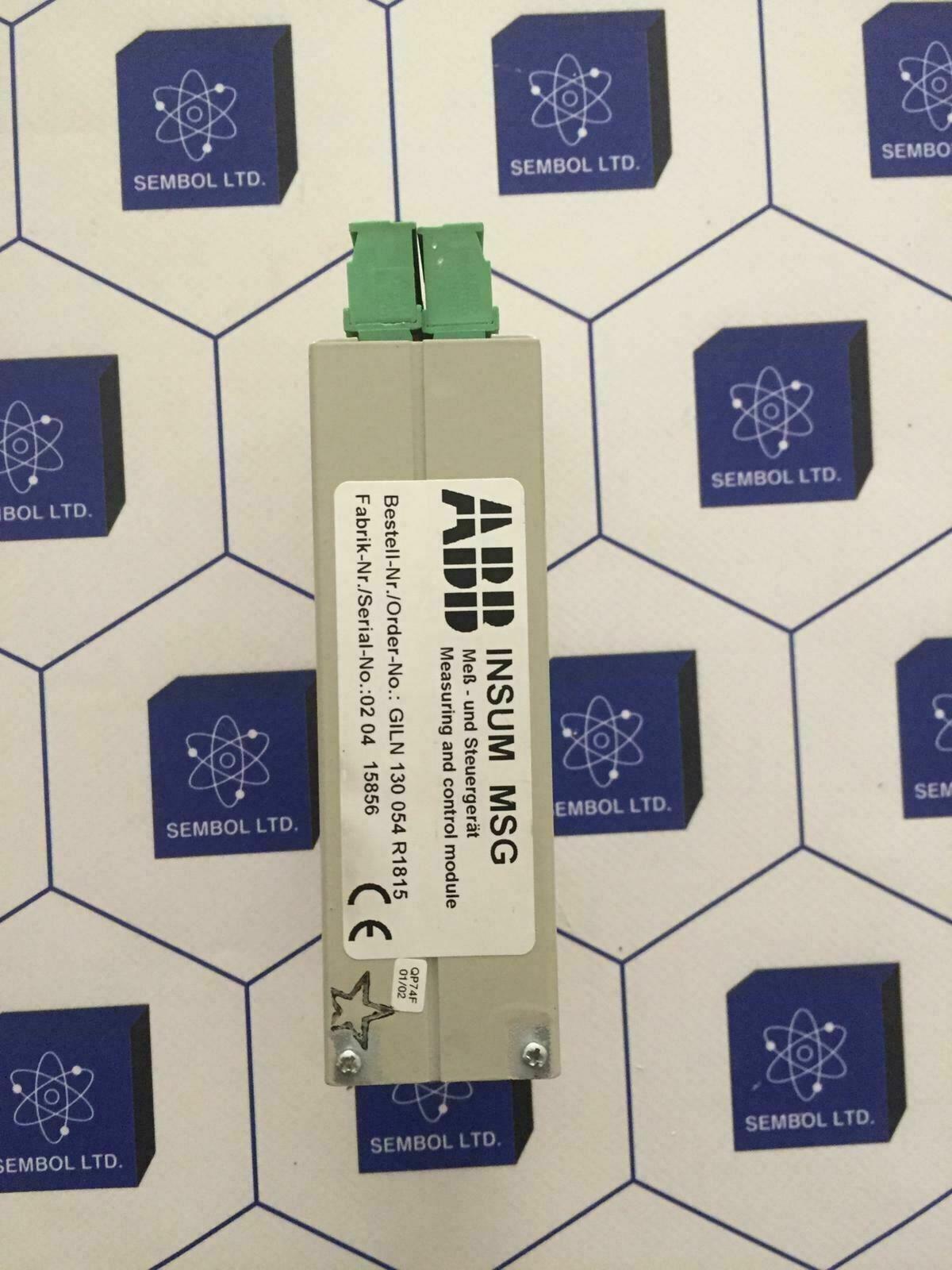 ABB INSUM MSG GILN 130 054 R1815 Measuring and control module