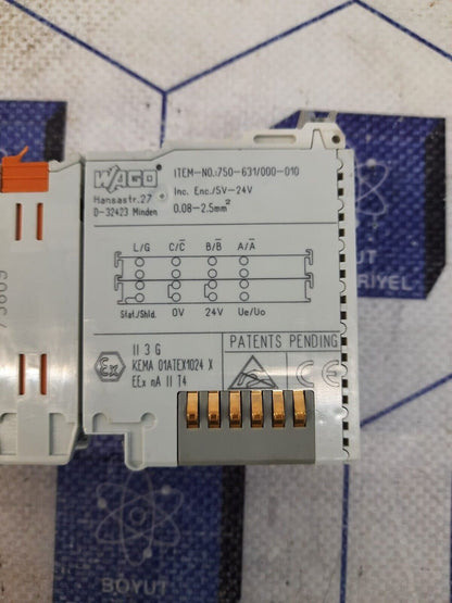 WAGO 750-631/000-010 Incremental Encoder Interface Modul Fast Shipping