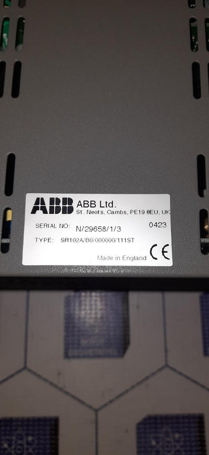 ABB COMMANDER SR100 STRIP CHART RECORDER SR102A-B0