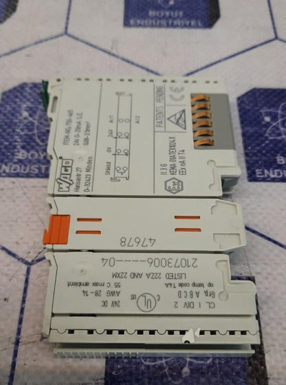 WAGO 750-465  2 Channel Analog Input Module