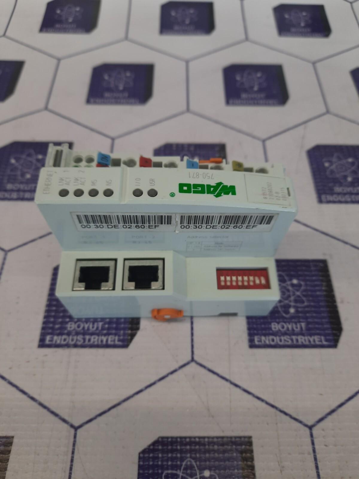 WAGO 750-871 Ethernet controller Fast Shipping