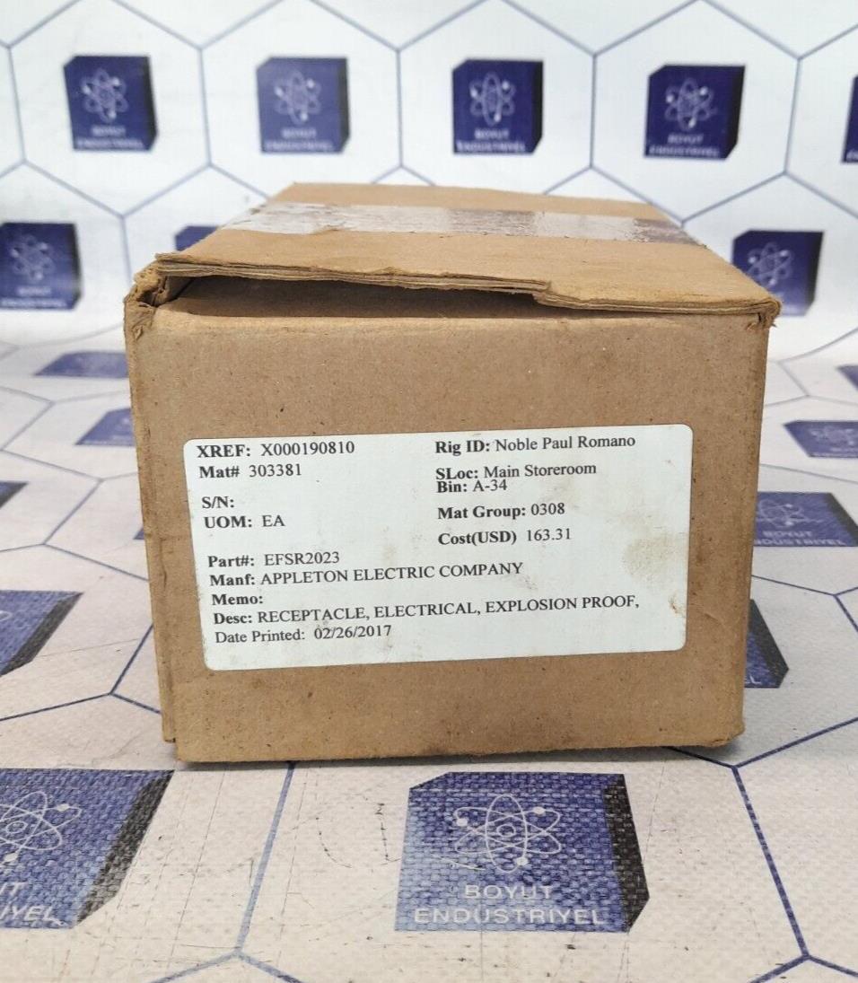 APPLETON EFSR2023 ALUMINUM 20AMP U-LINE – Boyut-Endustriyel