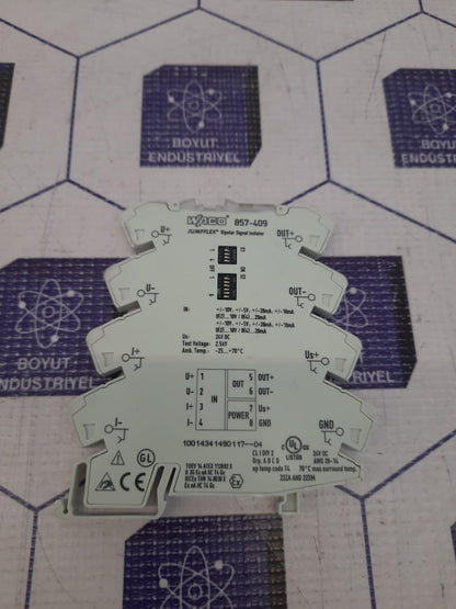 WAGO 857-409 Bipolar Sıgnal Isolater