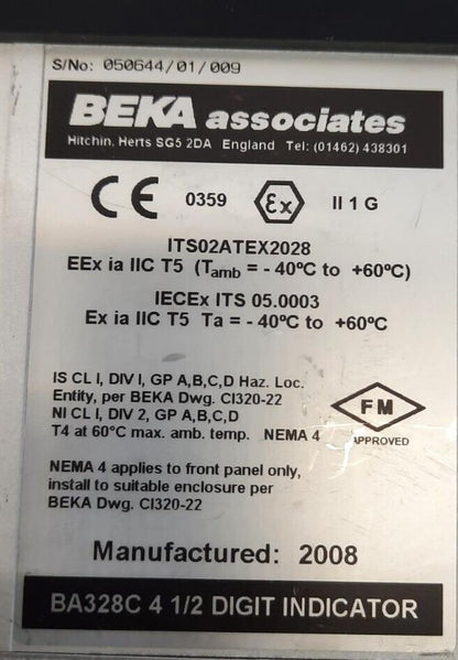 BEKA BA328C 4 1/2 DIGIT INDICATOR