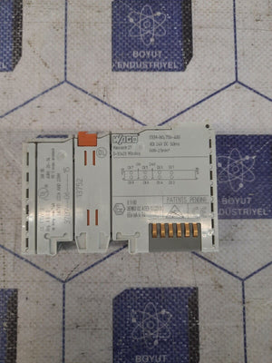 WAGO 750-430 8-CHANNEL DIGITAL INPUT; 24VDC; 3 ms INPUT FILLER; INPUT