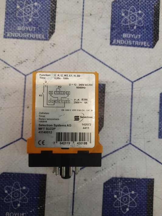 Selectron MFT SU22P Time relay