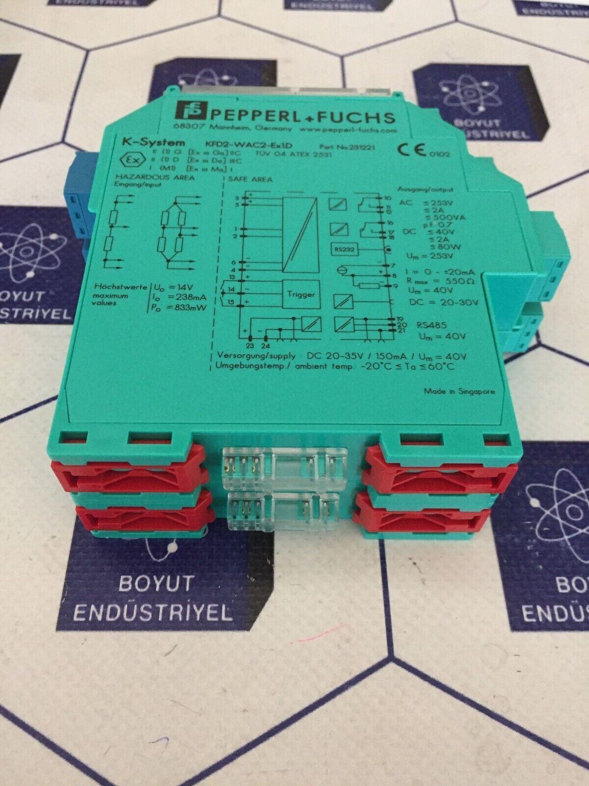 Pepperl+fuchs KFD2-WAC2-Ex1.D safety barrier