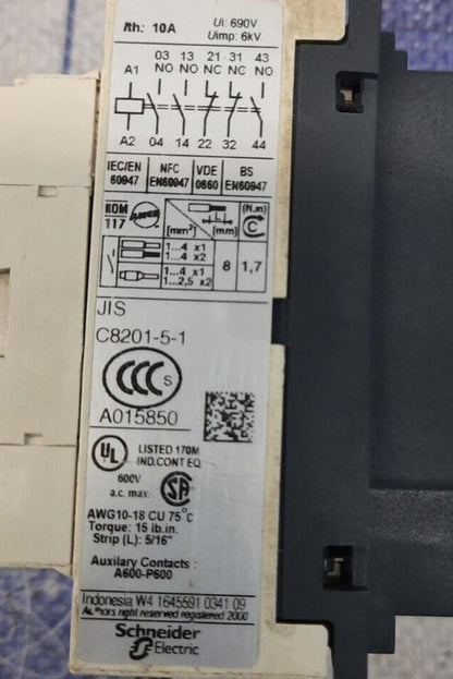Schneider Electric C8201-5-1 Contactor