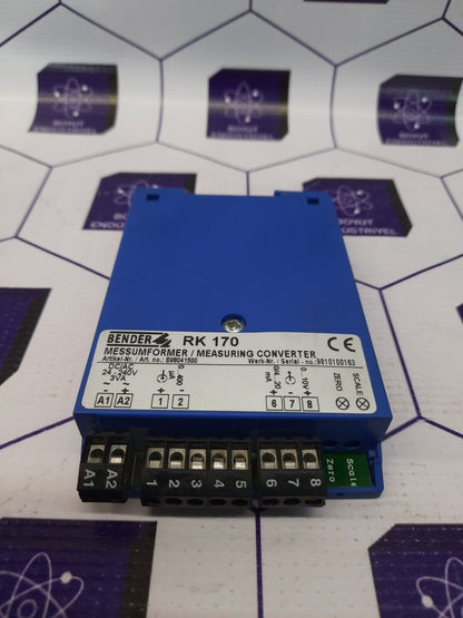 BENDER RK 170 MESSUMFORMER/MEASURING CONVERTER
