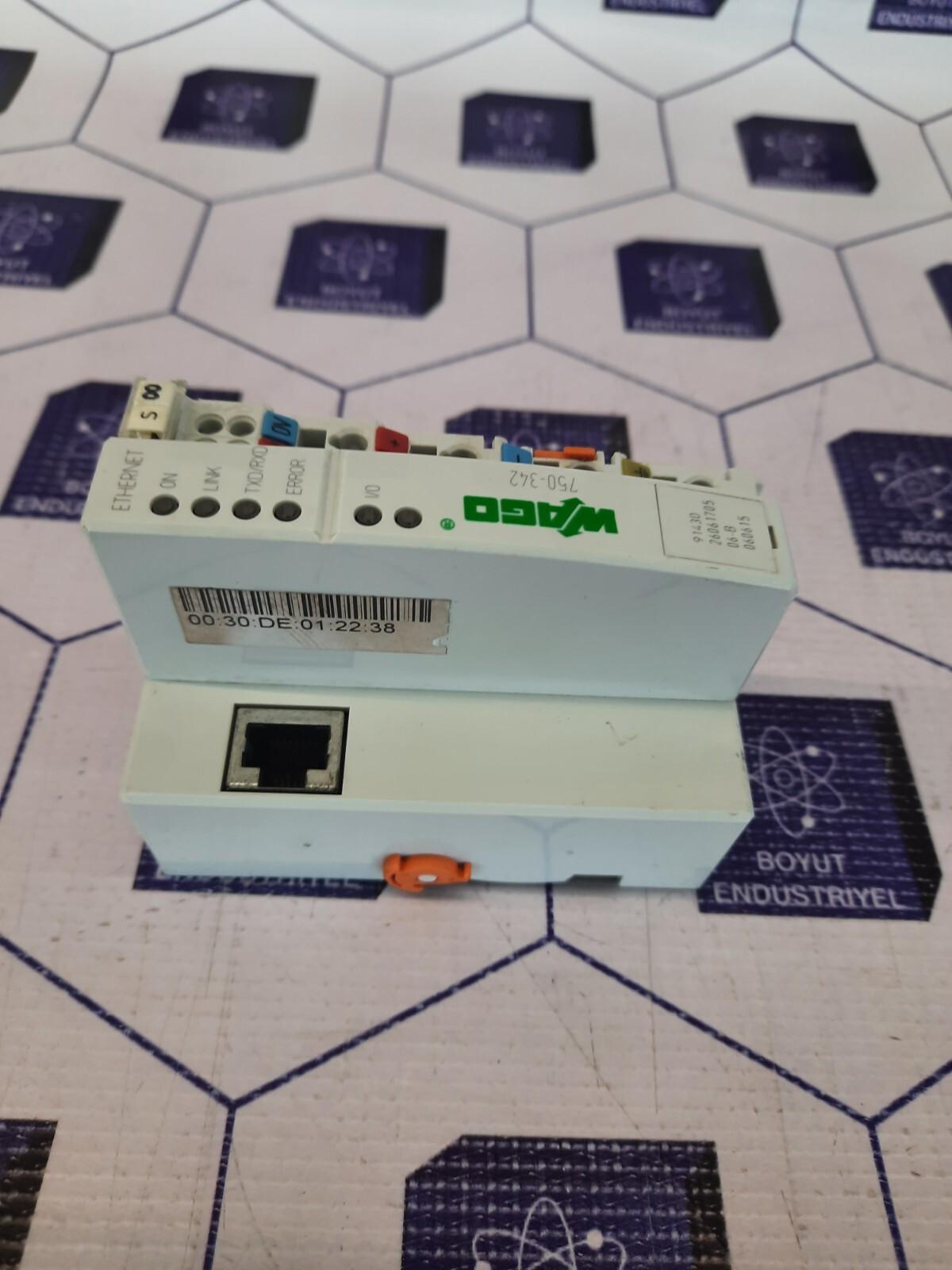 WAGO - 750-342 - ETHERNET TCP/IP FIELDBUS COUPLER