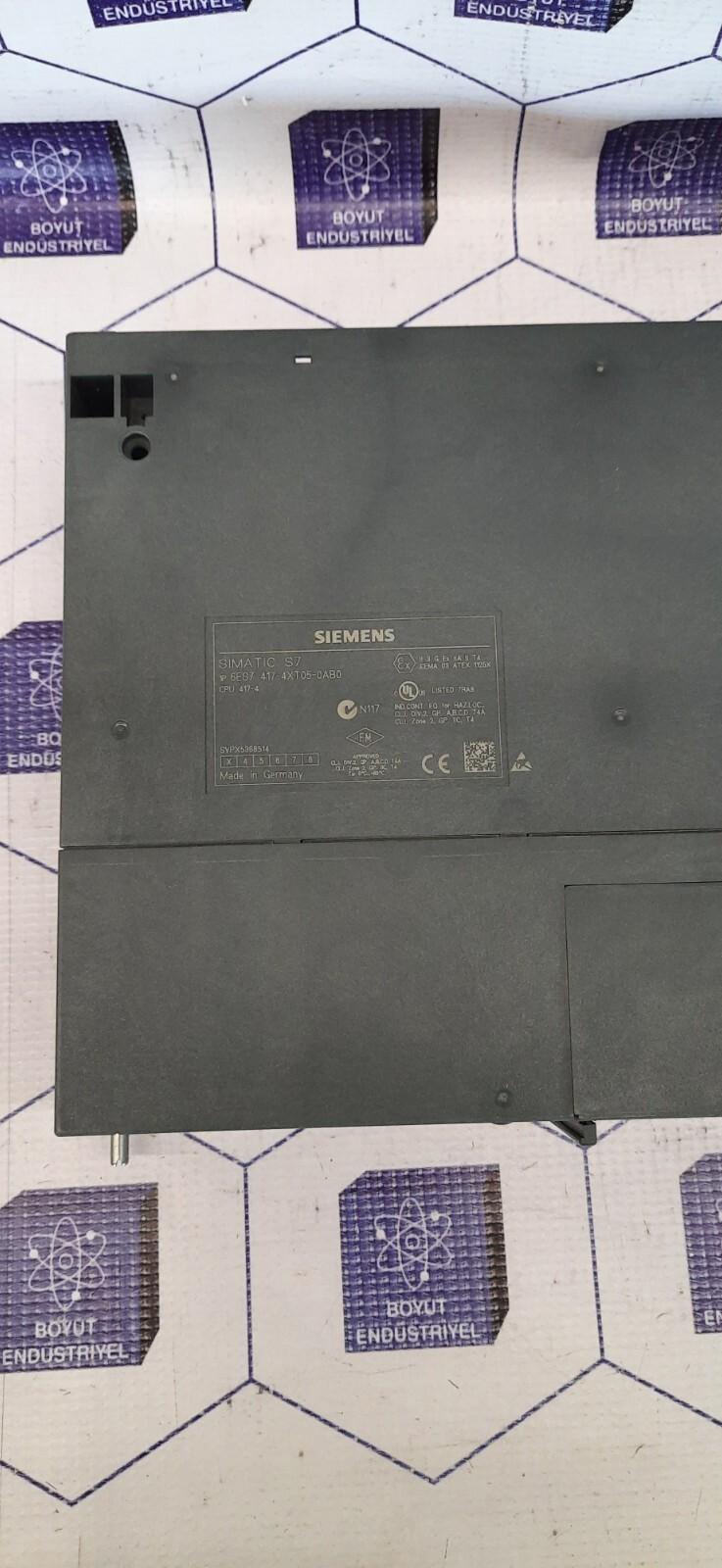 Siemens 6ES7 417-4XT05-0AB0 6ES7417-4XT05-0AB0 Free Express Shipping!