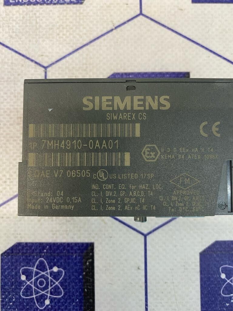 SIEMENS SIWAREX CS 7MH4910-0AA01  WEIGHING MODULE