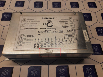 SIEMENS AT25A COMFORT LIFT DOOR CONTROLLER