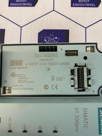 SIEMENS SIMATIC S7 6ES7 154-1AA01-0AB0 INTERFACE MODULE