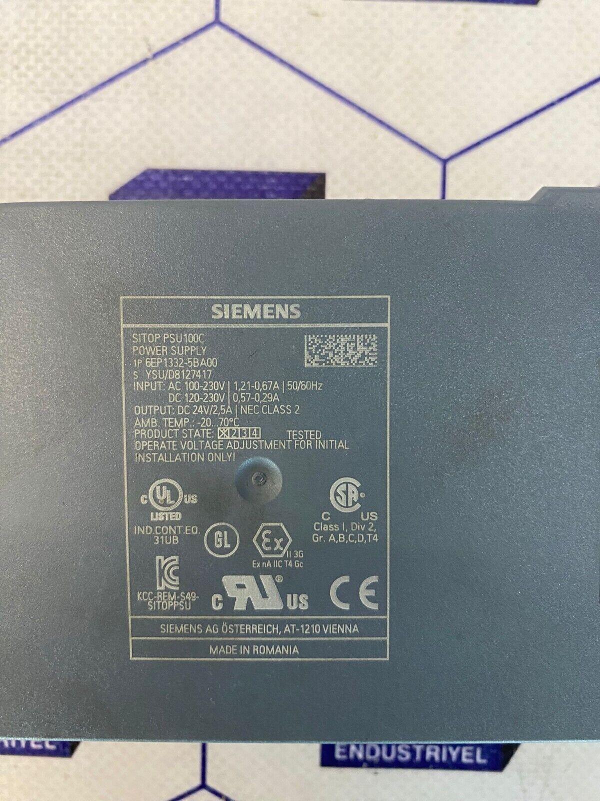 SIEMENS SITOP PSU100C 6EP1332-5BA00 Power Supply