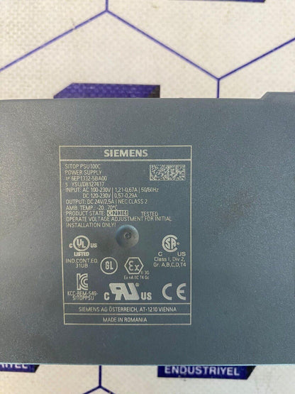 SIEMENS SITOP PSU100C 6EP1332-5BA00 Power Supply