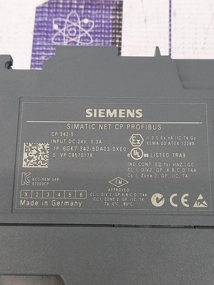 SIEMENS Simatic 6GK7342-5DA03-0XE0 6GK7 342-5DA03-0XE0 COMMUNICATION PROCESSOR M