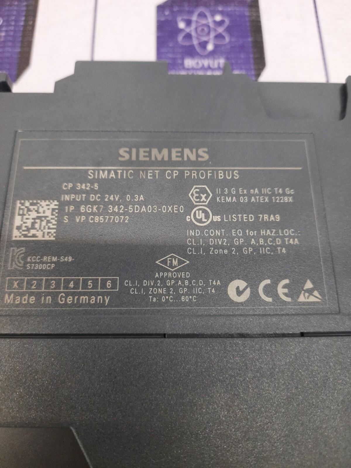 SIEMENS 6GK7342-5DA03-0XE0 SIMATIC NET CP PROFIBUS
