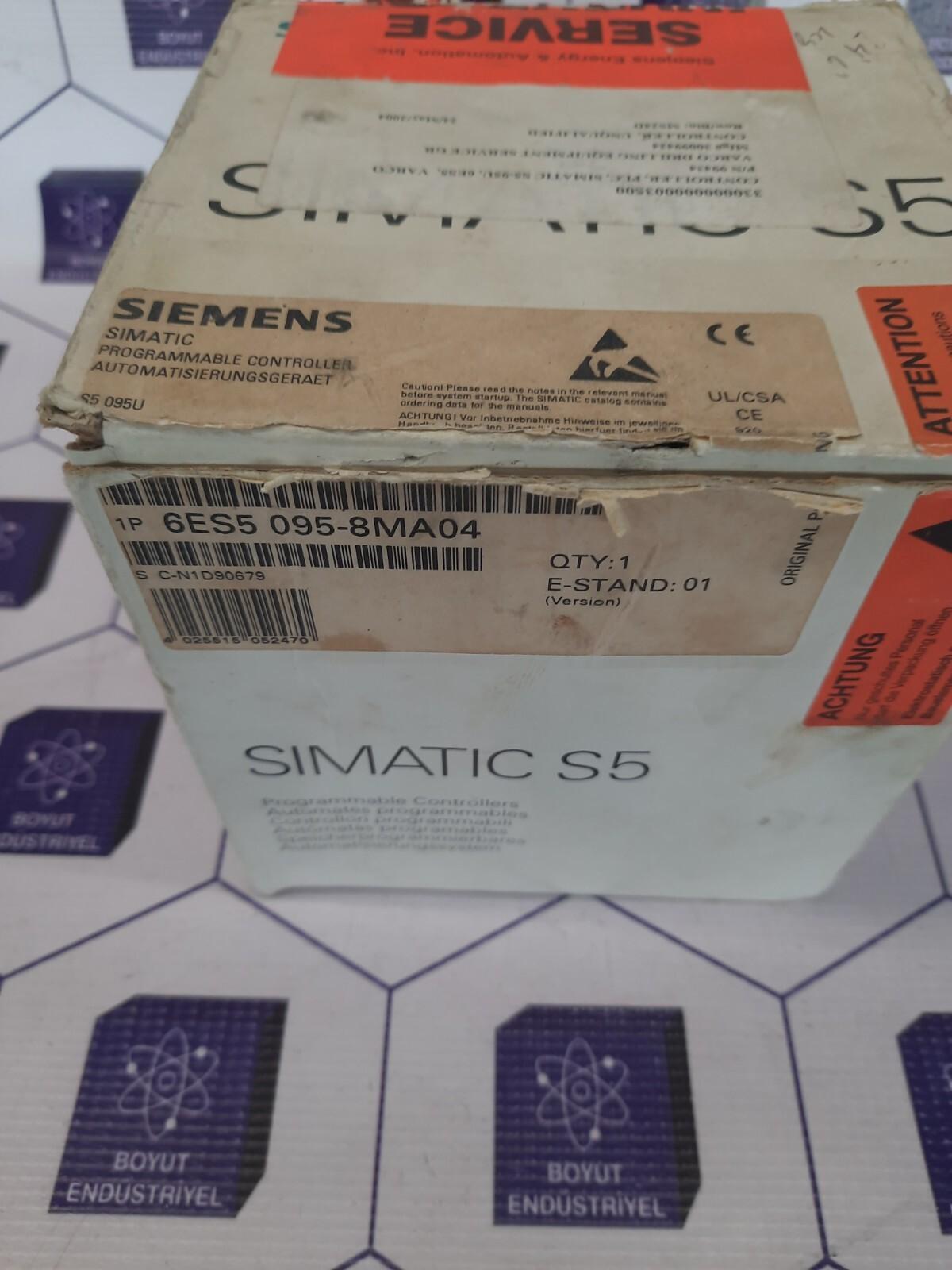 Siemens Simatic 6ES5 095-8MA04 Processor Module