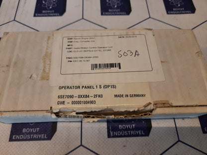 SIEMENS 6SE7090-0XX84-2FK0 OPERATOR PANEL 1S(0P1S)