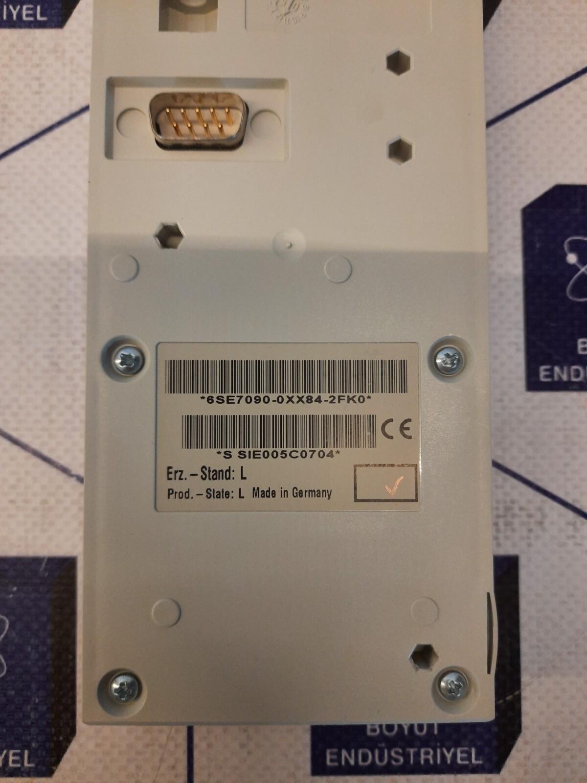 SIEMENS 6SE7090-0XX84-2FK0 OPERATOR PANEL 1S(0P1S)