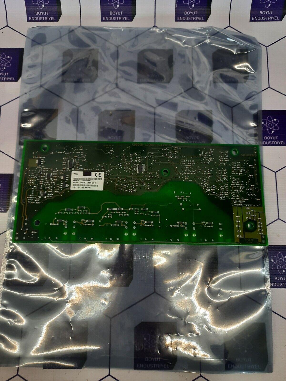 SIEMENS C98043-A7090-L1-7 / A5SE00303436 / C98040-A7090-C1-4 CARD
