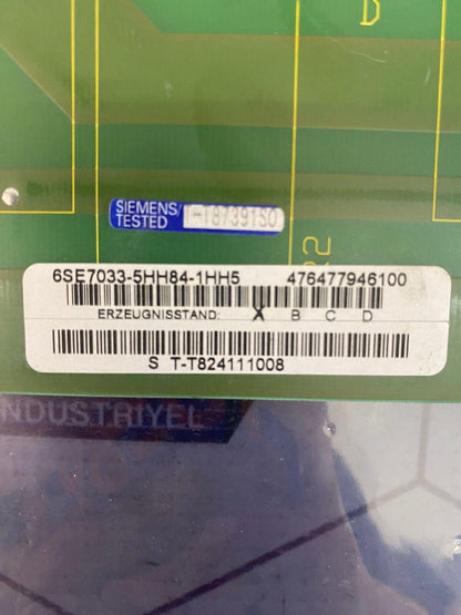 SIEMENS 6SE7033-5HH84-1HH5 CARD