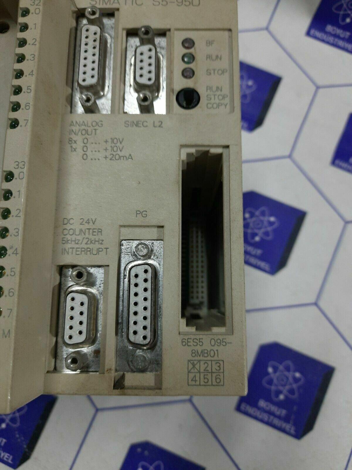 Siemens Simatic 6es5 095-8mb01 6es5095-8mb01 cpu