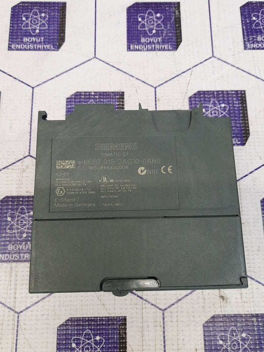 Siemens Simatic S7-300 CPU PLC 315-2DP 6ES7 315-2AG10-0AB0 6ES7315-2AG10-0AB0
