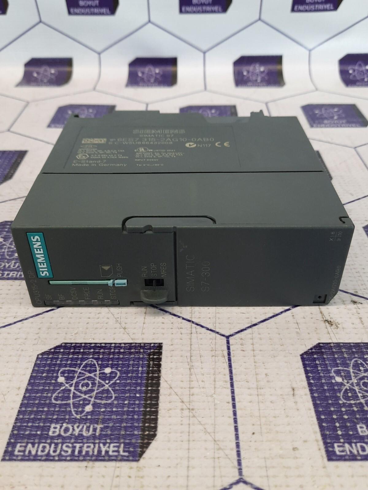 Siemens Simatic S7-300 CPU PLC 315-2DP 6ES7 315-2AG10-0AB0 6ES7315-2AG10-0AB0