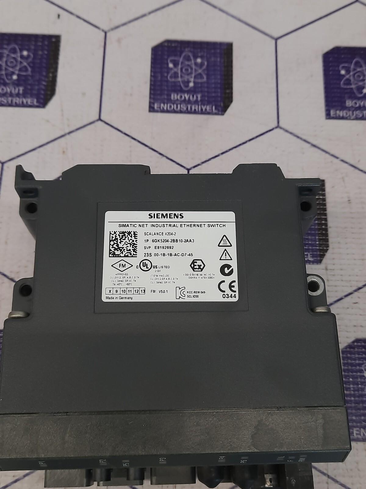 Siemens Scalance X204-2 Electrical Switch Module 6GK5204-2BB10-2AA3