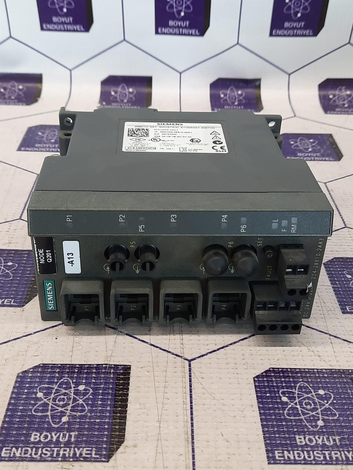 Siemens Scalance X204-2 Electrical Switch Module 6GK5204-2BB10-2AA3