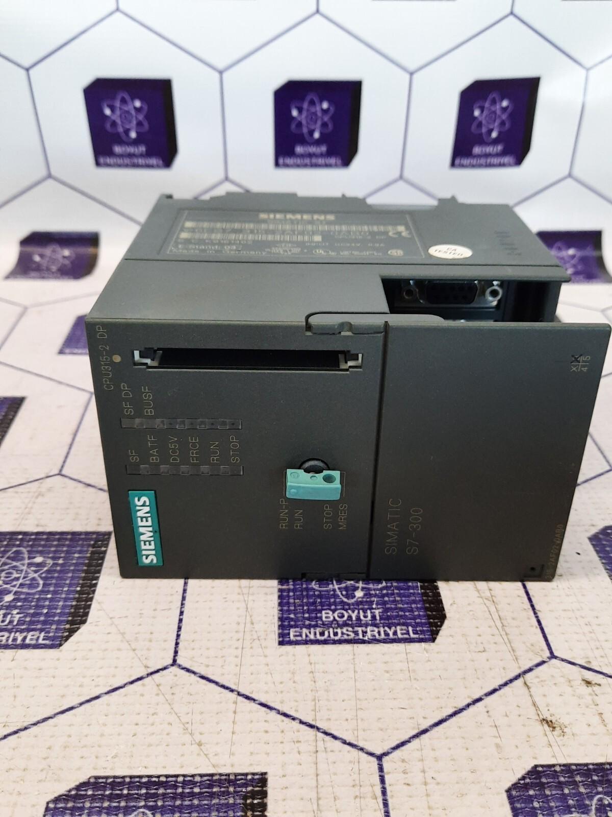 Siemens Simatic S7-300 PLC CPU315-2DP 6ES7 315-2AF02-0AB0