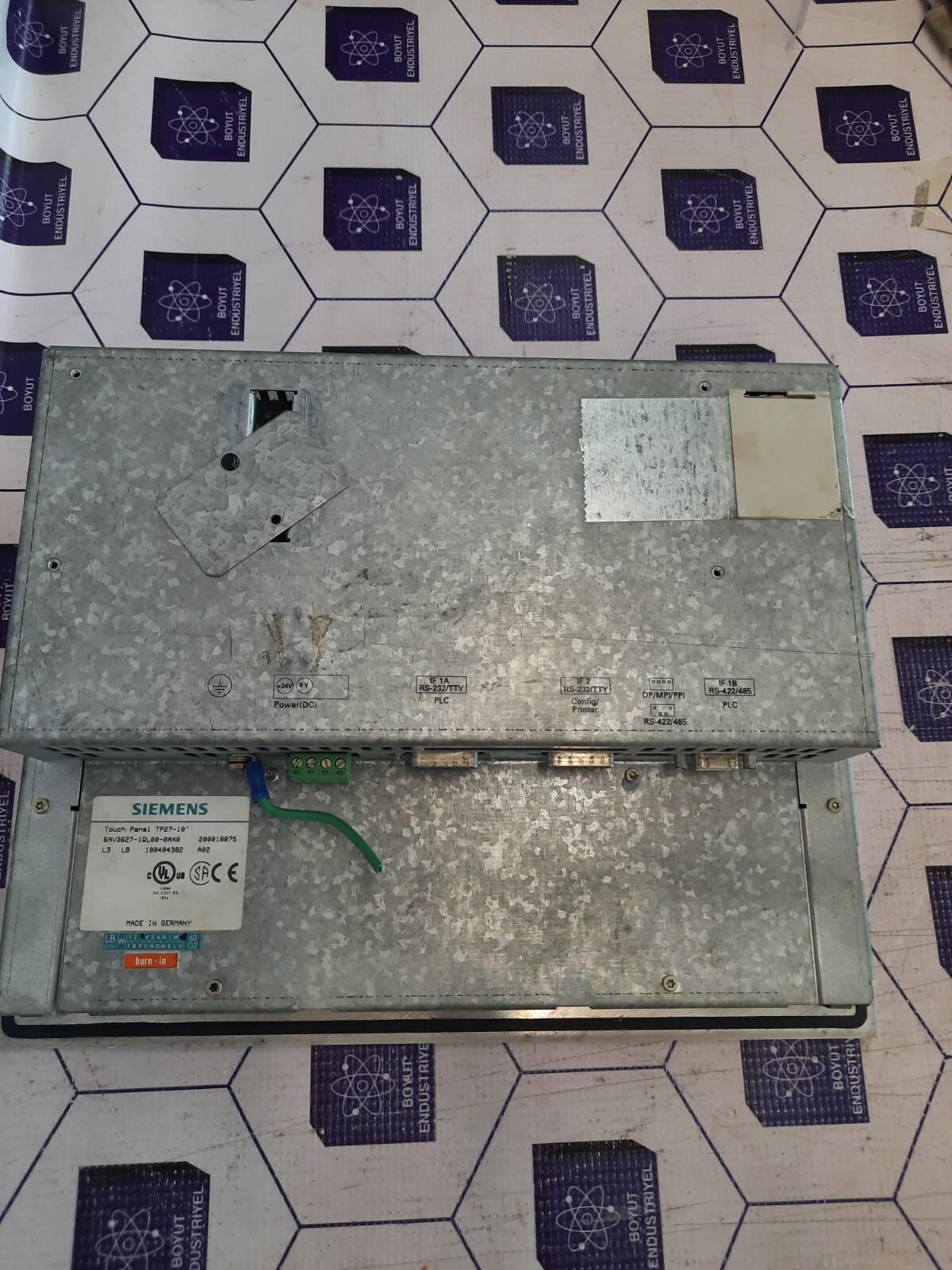 SIEMENS 6AV3627-1QL00-0AX0 TOUCHSCREEN TP27-10''