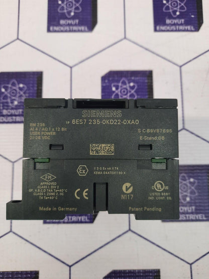 Siemens PLC S7-200 6ES7 235-0KD22-0XA0