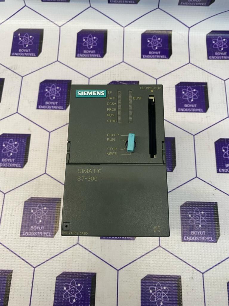 Siemens 1P 6ES7 315-2AF03-0AB0  Cpu315-2dp PLC Simatic CPU 315