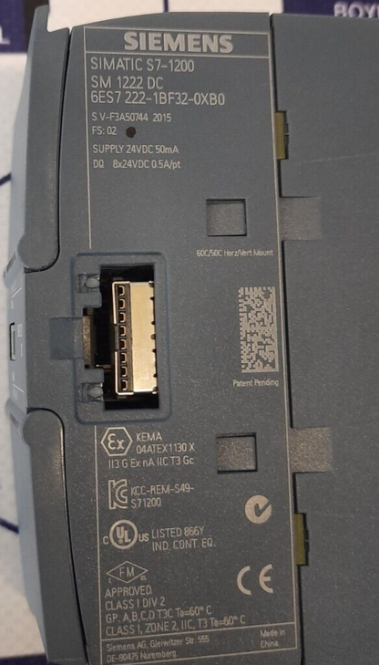 SIEMENS SIMATIC S7-1200 6ES7 222-1BF32-0XB0