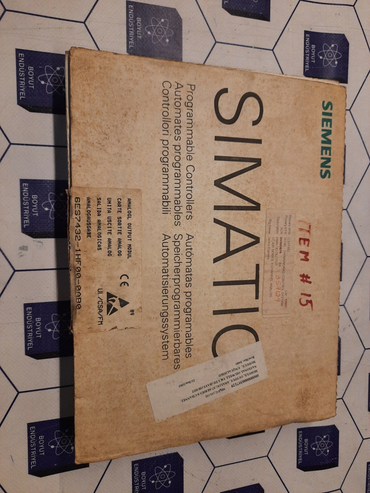 SIEMENS ANALOGL OUTPUT MODUL 6ES7 432-1HF00-0AB0
