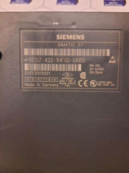 SIEMENS ANALOGL OUTPUT MODUL 6ES7 432-1HF00-0AB0