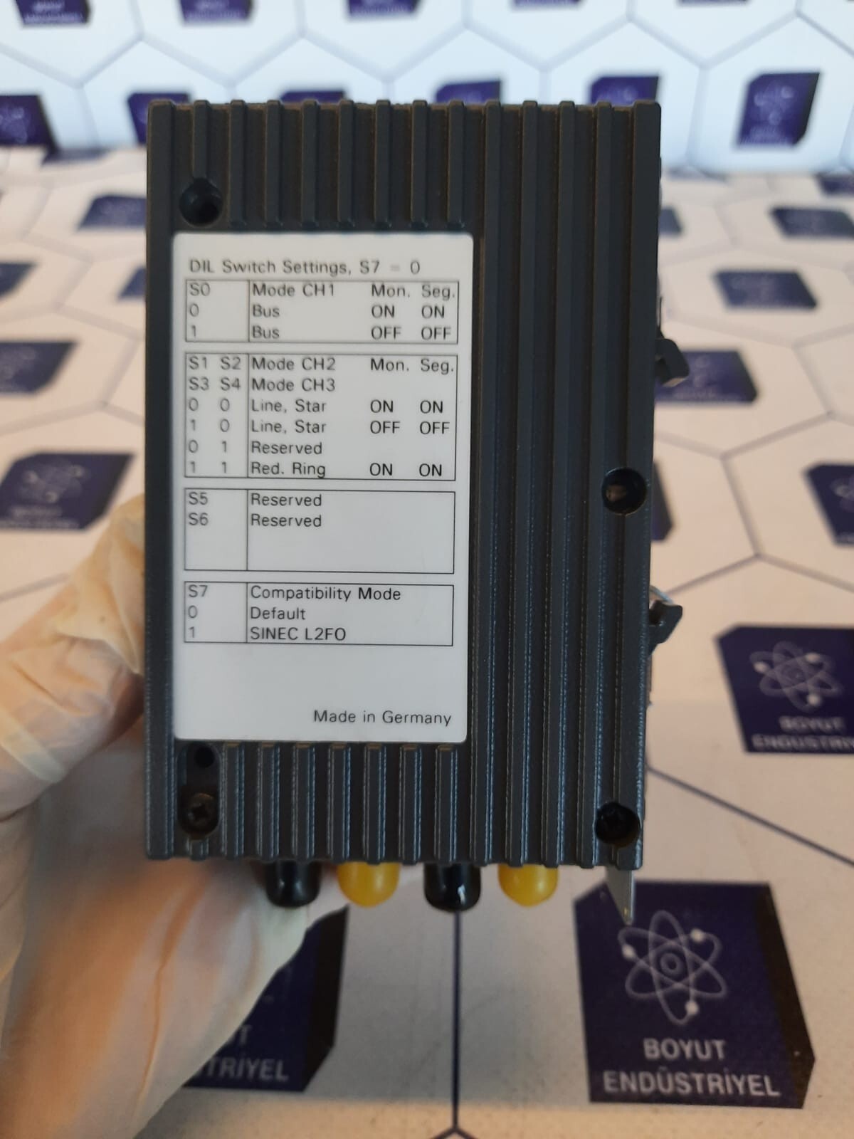 Siemens 6GK1502-3CC00 SIMATIC NET PB OLM/G12-1300 v3 Optical Link Module