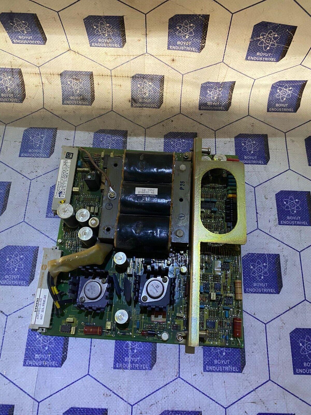 SIEMENS 6DM1001-1LA02 (GE.447 101.0500.01) BOARD
