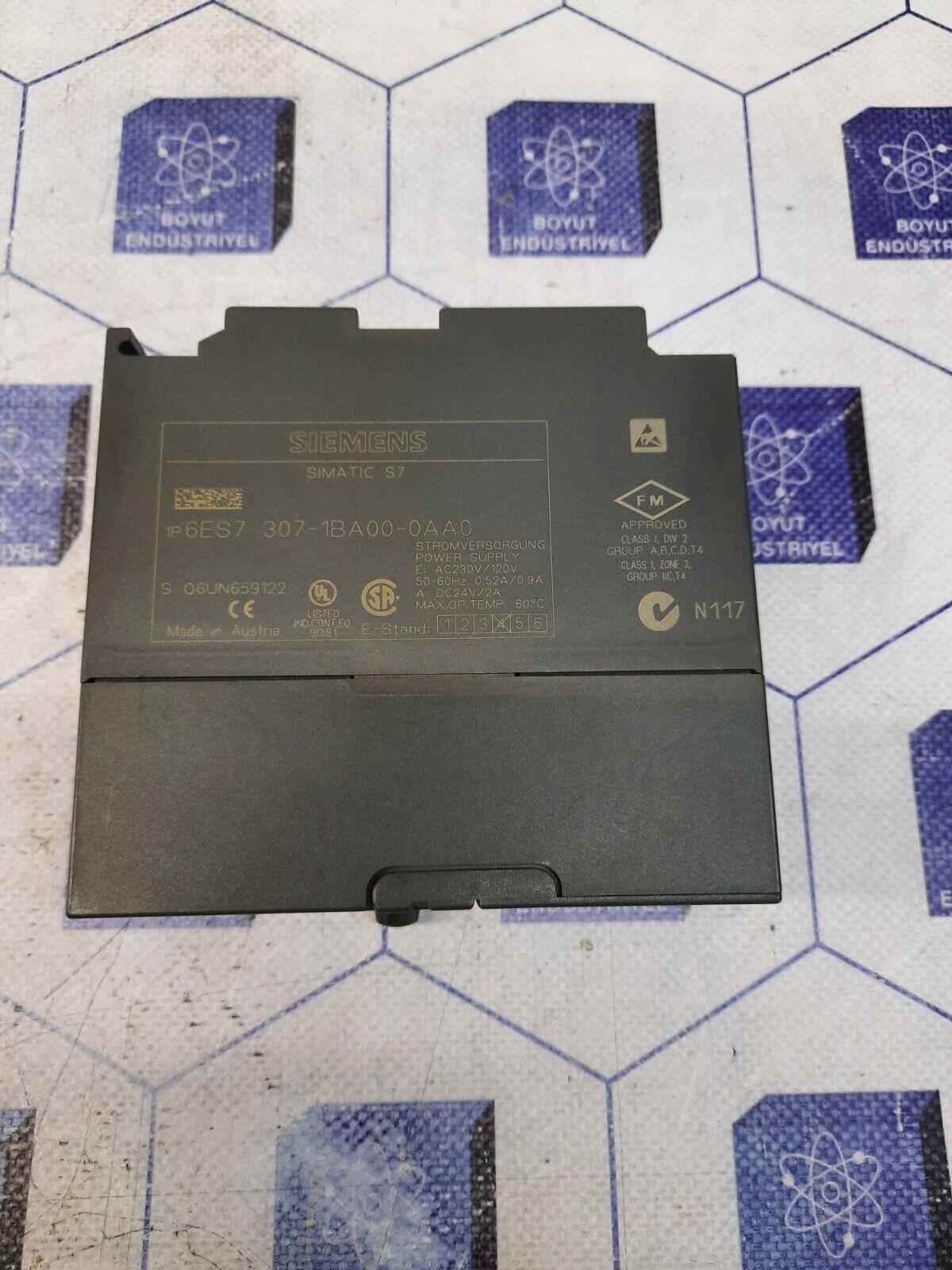 Siemens SIMATIC S7 1P 6ES7 307-1BA00-0AA0 Power Supply Module