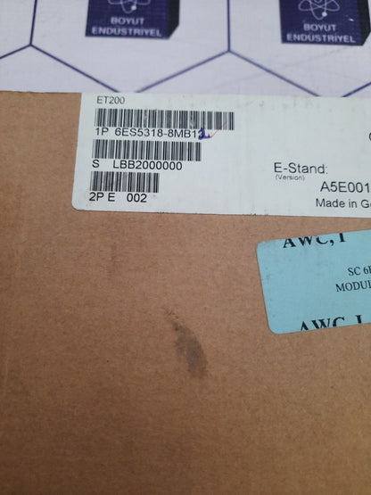 SIEMENS 6ES5318-8MB12 SIMATIC INTERFACE MODULE ANSCHALTUNG