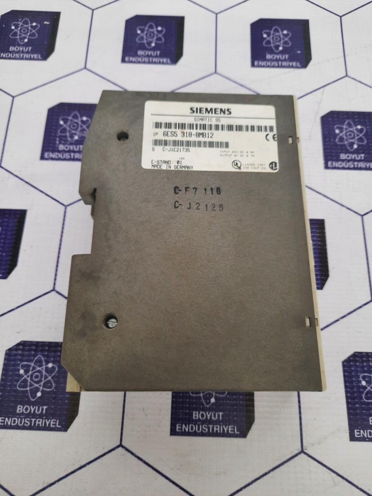 SIEMENS 6ES5318-8MB12 SIMATIC INTERFACE MODULE ANSCHALTUNG