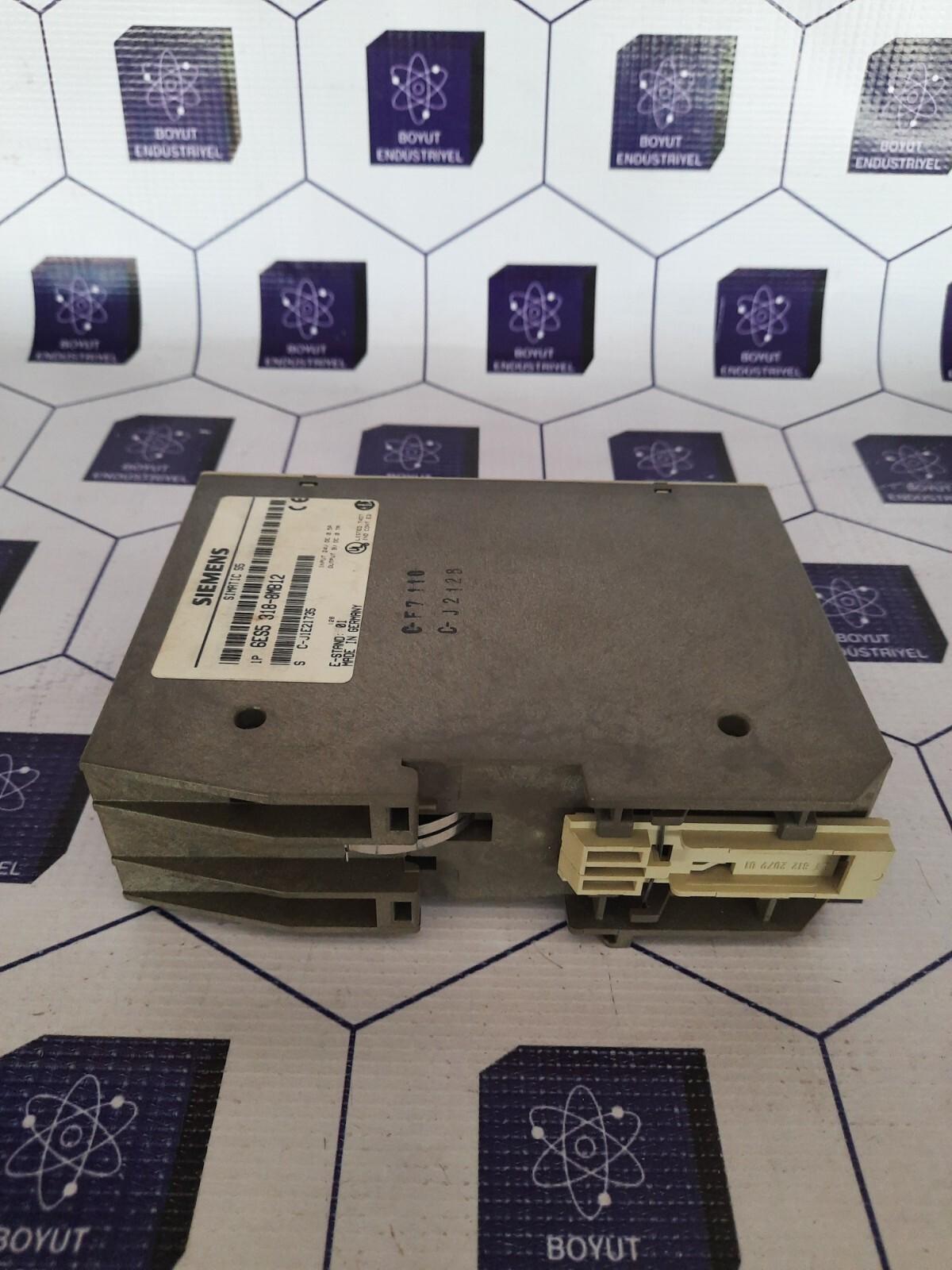SIEMENS 6ES5318-8MB12 SIMATIC INTERFACE MODULE ANSCHALTUNG