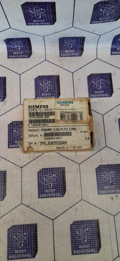 Siemens 7ML58302 AH Intrinsically Safe Infrared Programmer Universal Tool