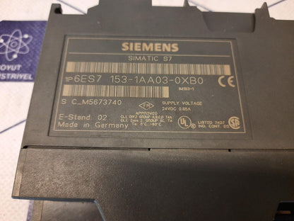SIEMENS 6ES7 153-1AA03-0XB0 SIMATIC DP SLAVE INTERFACE MOD.