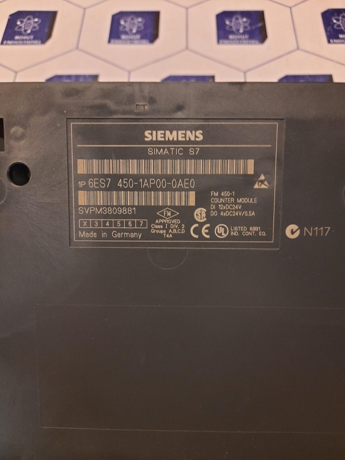 SIEMENS 6ES7450-1AP00-0AE0 SIMATIC S7